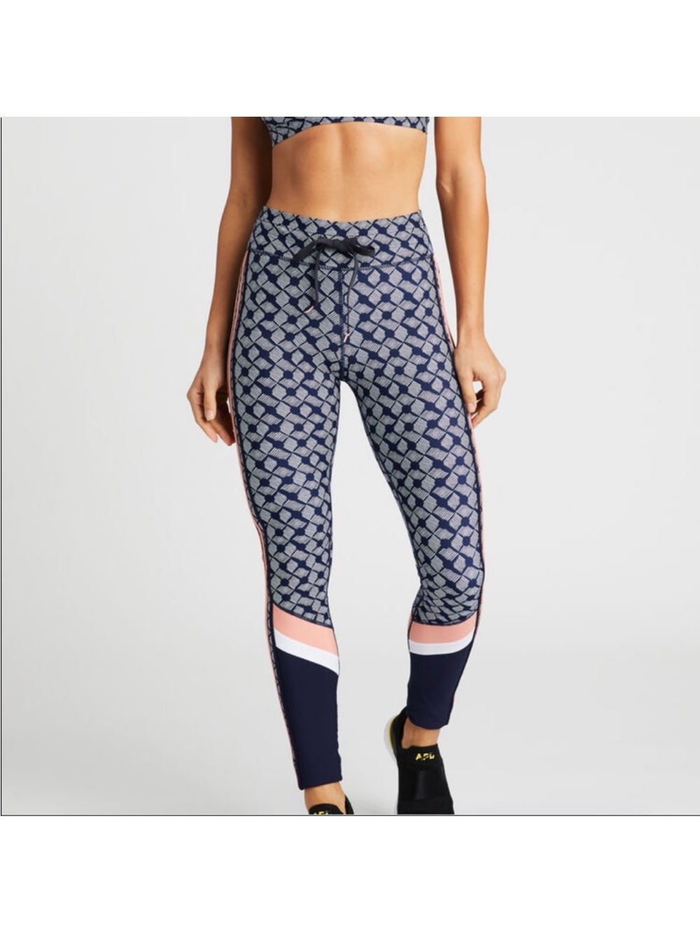 Women’s The Upside x Soulcycle Leggings Blue Pink White Size 10